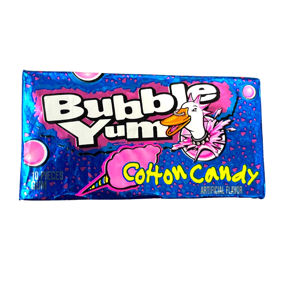 Bubble Yum Cotton Candy Bubble Gum - 12 Pack | Candy District