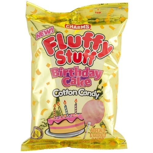 Charms Fluffy Stuff Cotton Candy 12 Count - 1 oz