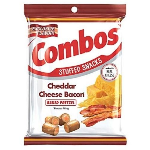 Combos Cheddar Cheese Bacon Baked Snacks - 12 Pack