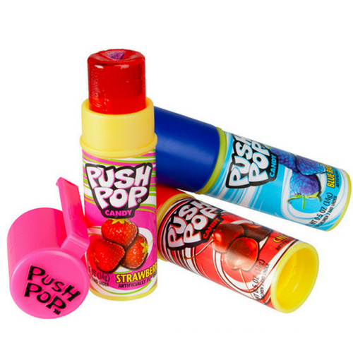 Jumbo Push Pop Candy - 18 Pack