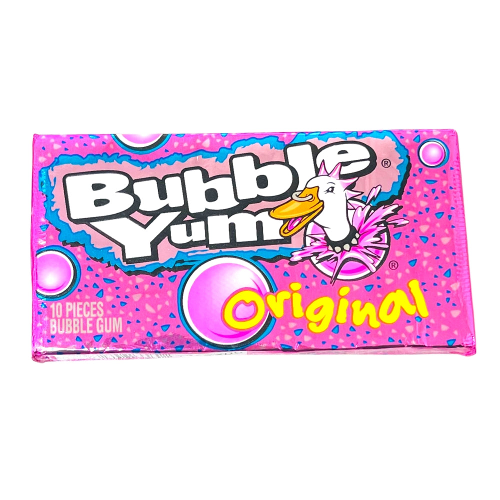 Bubble Yum Original Bubble Gum 10pc 12 Pack Candy District