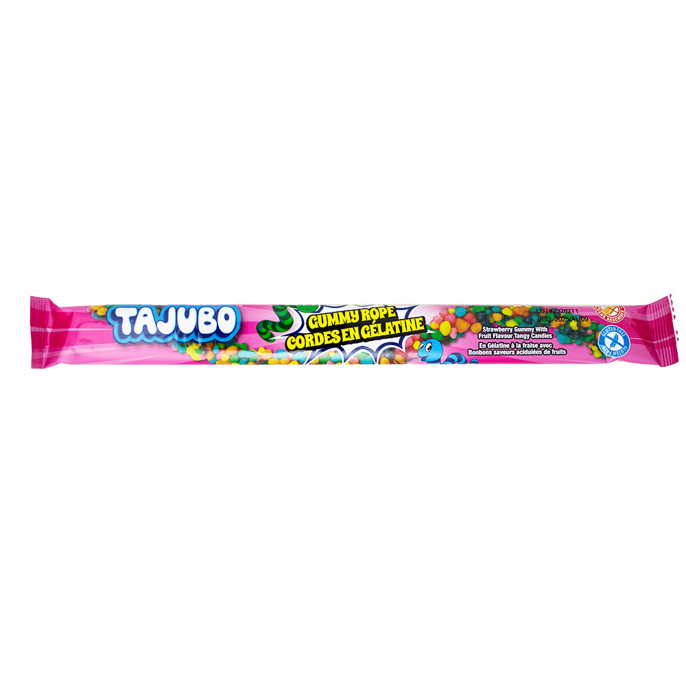 Tajubo Gummy Rope Strawberry - 20 Pack