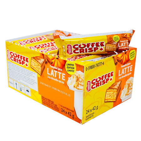 Coffee Crisp Pumpkin Spice Latte 42g - 24 Pack