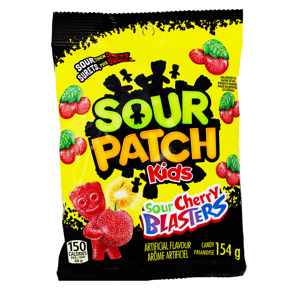 Sour Patch Kids Sour Cherry Blasters 154g - 18 Pack