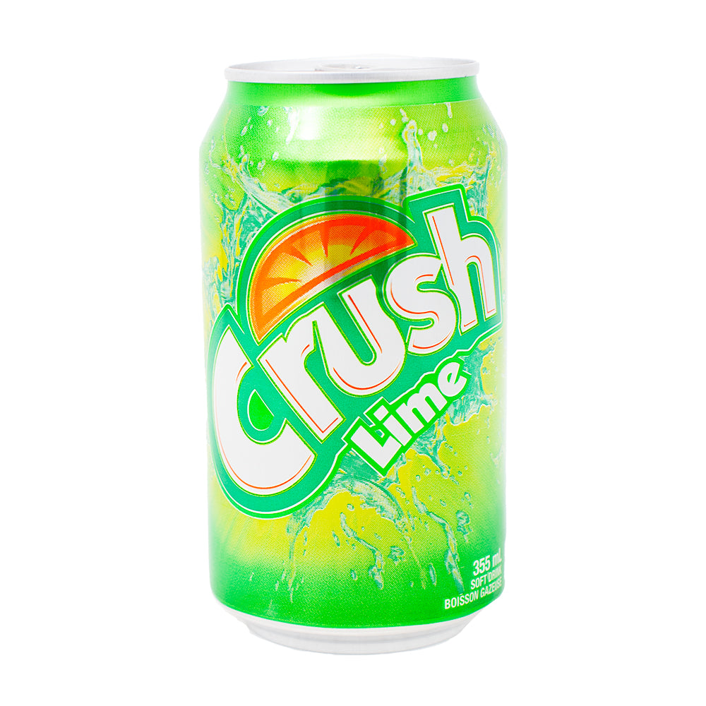 Crush Lime Soft Drink 355mL - 24 Pack | Candy District