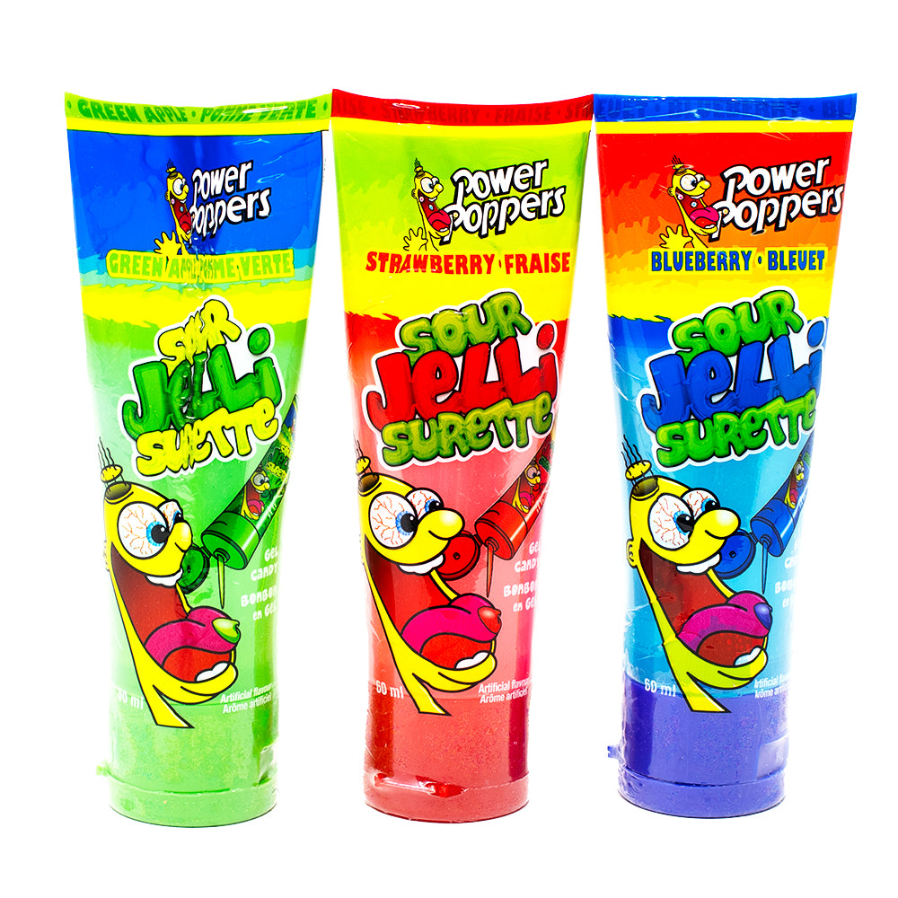 Power Poppers Sour Jelli 2oz - 12 Pack | Candy District