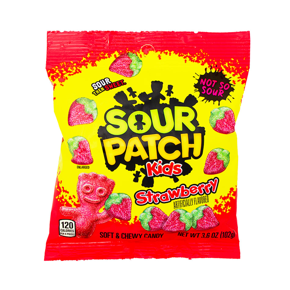 Sour Patch Kids Strawberry 3.6oz - 12 Pack