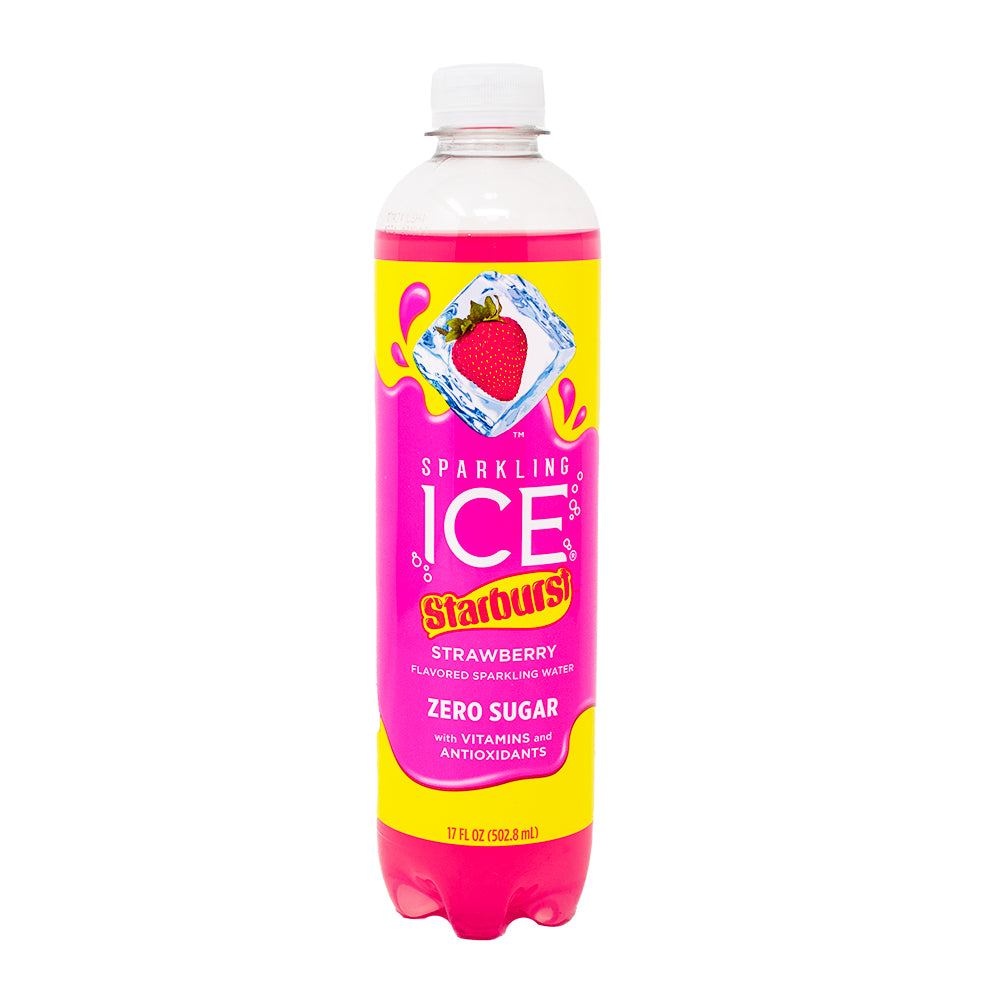 Sparkling Ice Starburst Strawberry Zero Sugar 502.8mL - 12 Pack | Candy ...