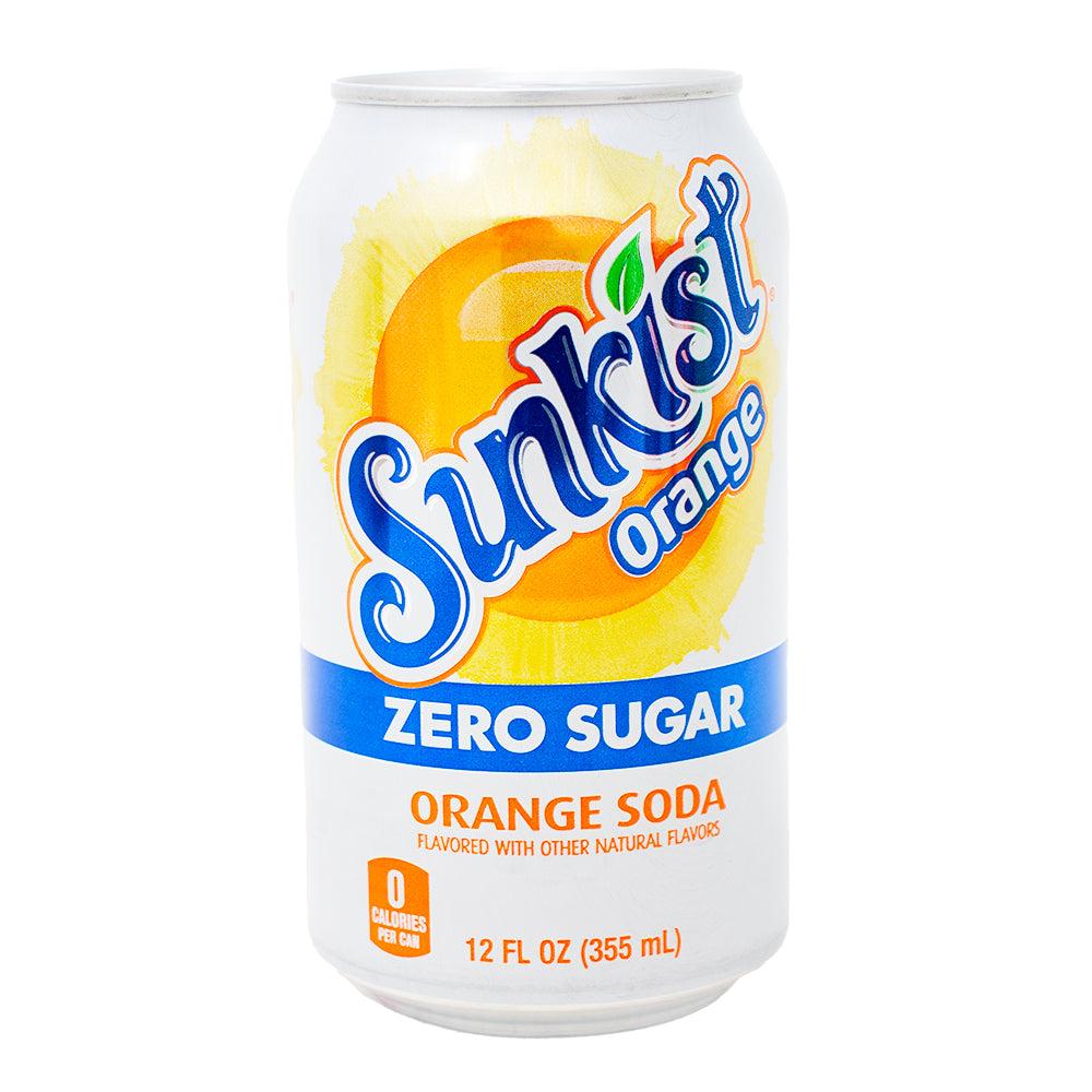 Sunkist Orange Zero Sugar Soda 12PK | Candy District