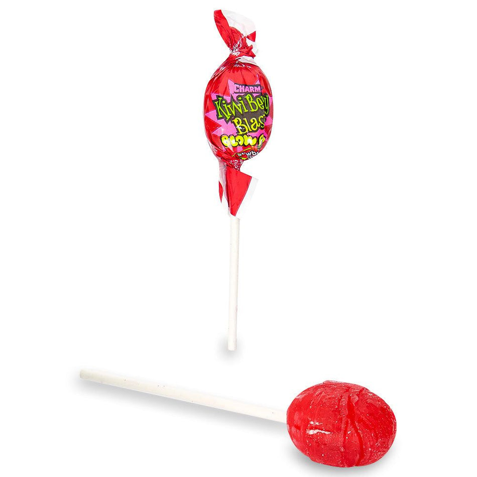 Charms Blow Pop - Kiwi Berry Blast-48 Lollipops