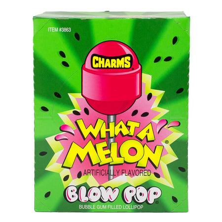 Charms Blow Pop - What A Melon 48 Lollipops