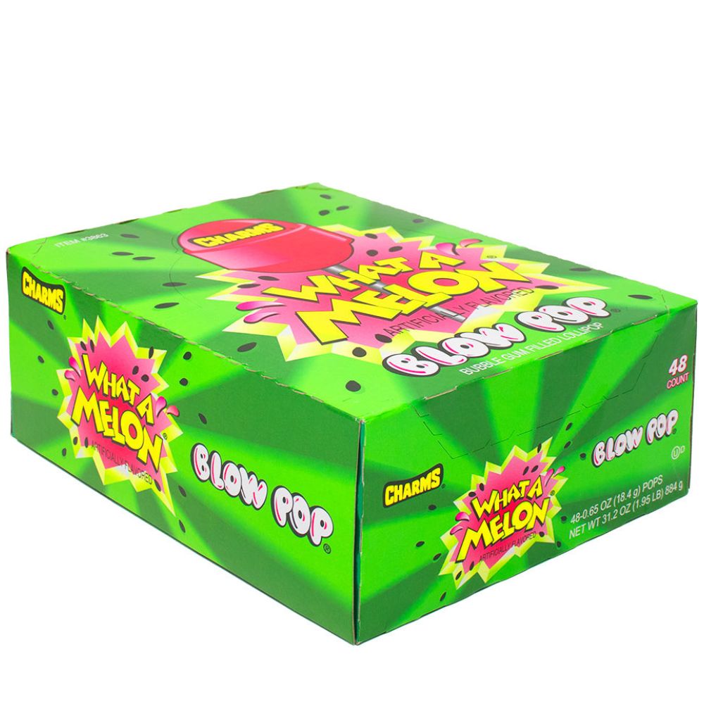 Charms Blow Pop - What A Melon 48 Lollipops