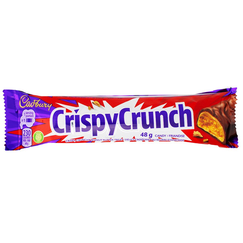 Crispy Crunch 48g - 24 Pack - Cadbury Canada -  Canadian Chocolate Bars