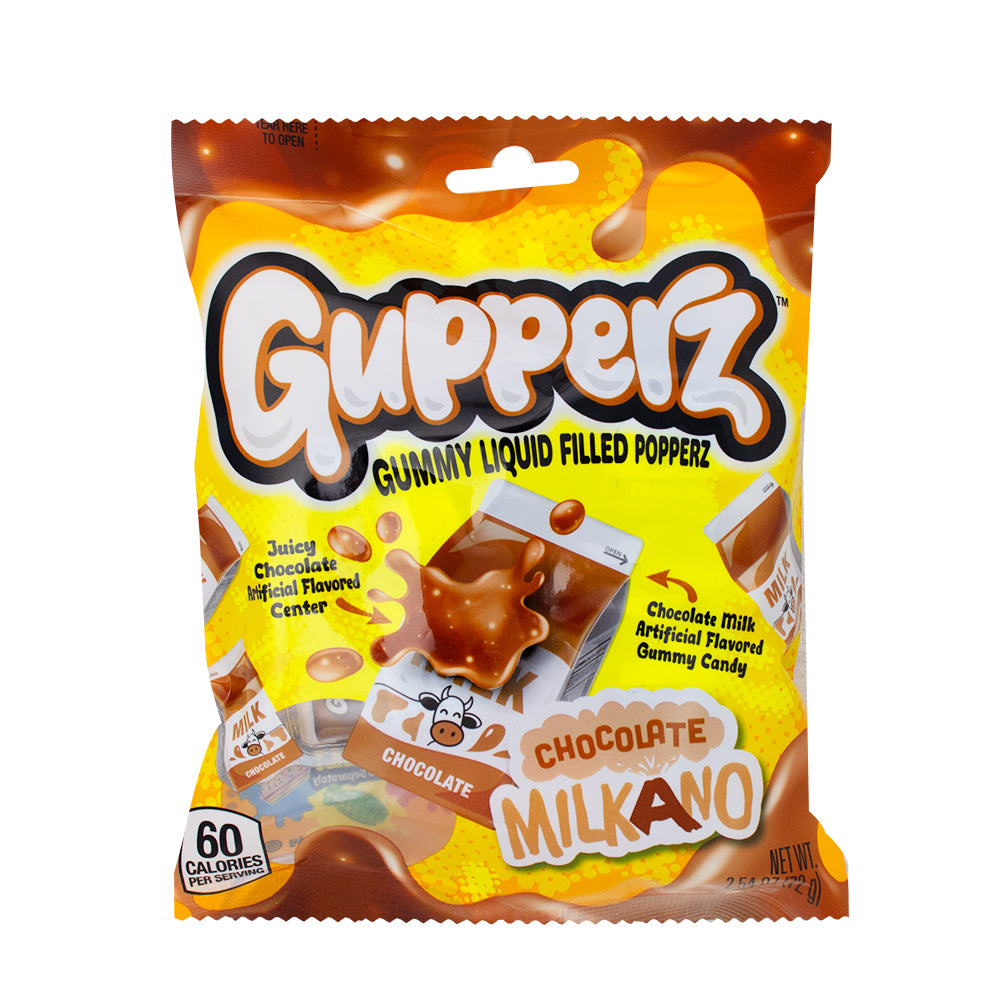 Gupperz Chocolate Milkano 2.54oz - 12 Pack