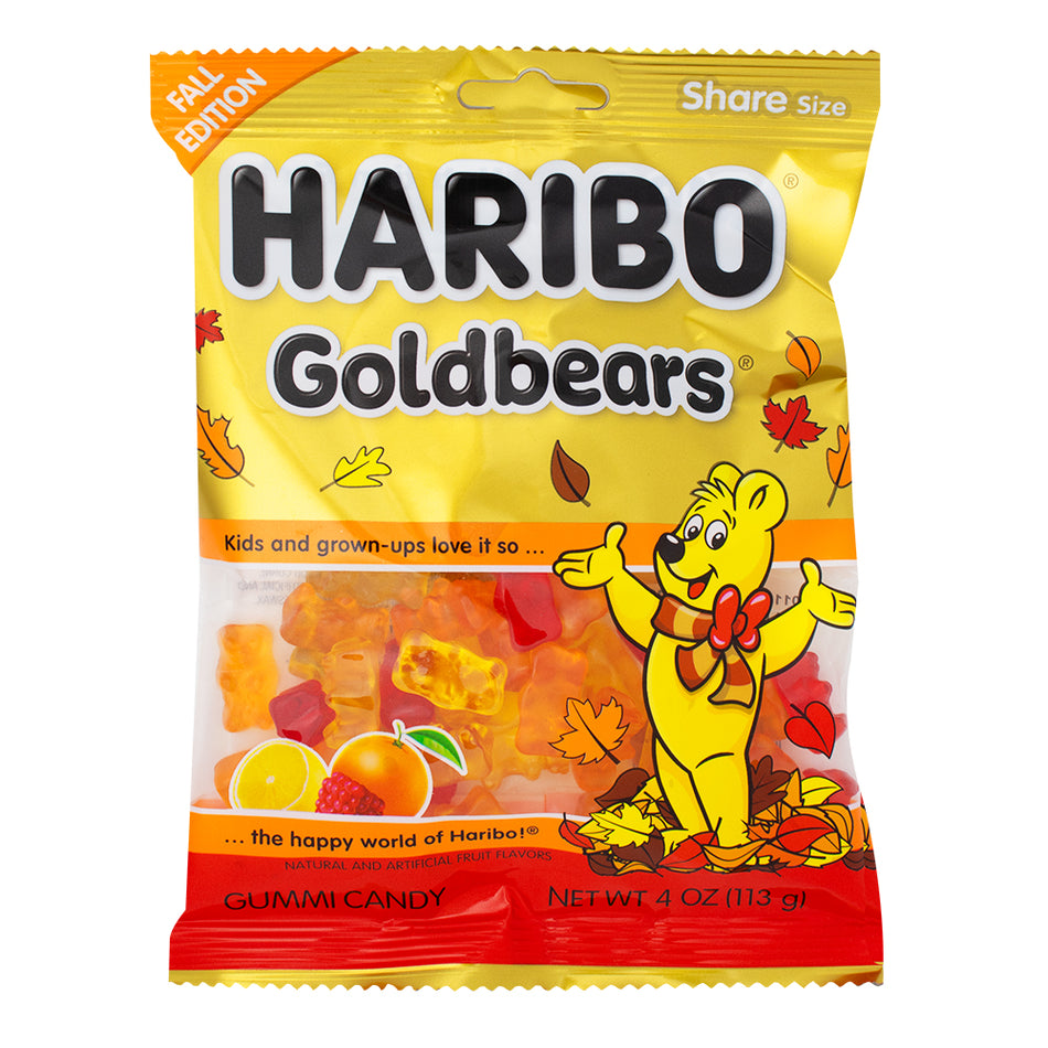 Haribo Gold Bears Fall Edition 4oz - 12 Pack