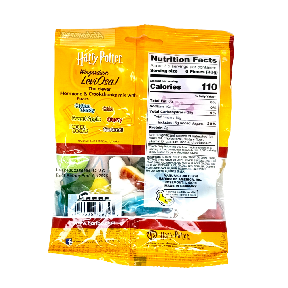 Haribo Harry Potter Hermione 4oz - 12 Pack