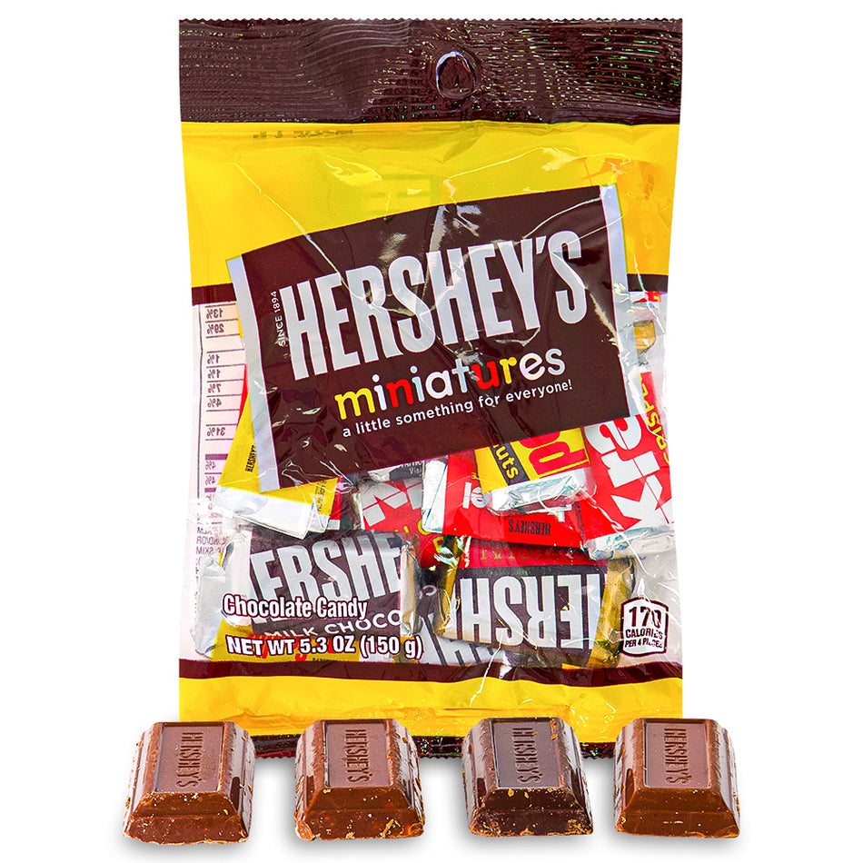 Hershey's Miniatures Assorted Chocolates 5.3 oz - 12 Pack