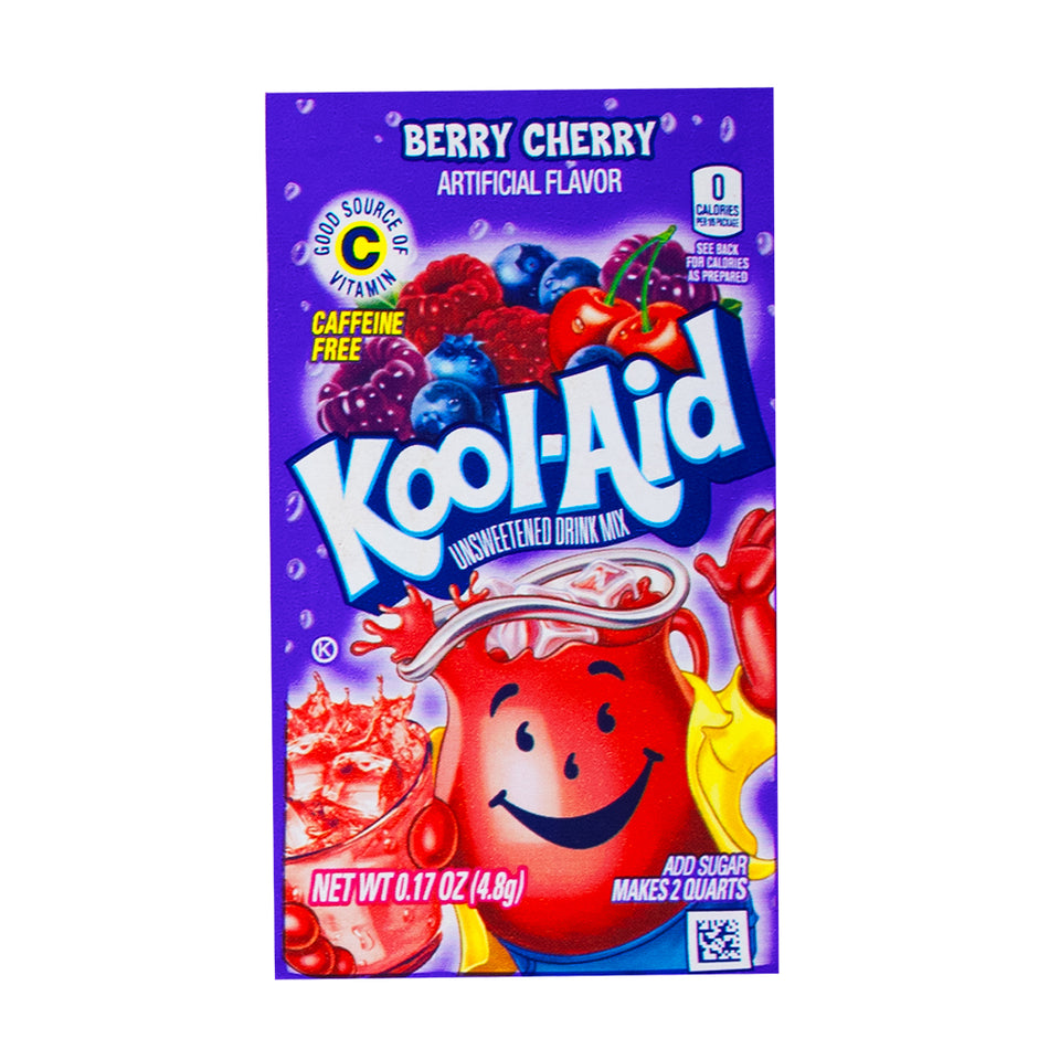 Kool-Aid Drink Mix Berry Cherry - 48 Pack