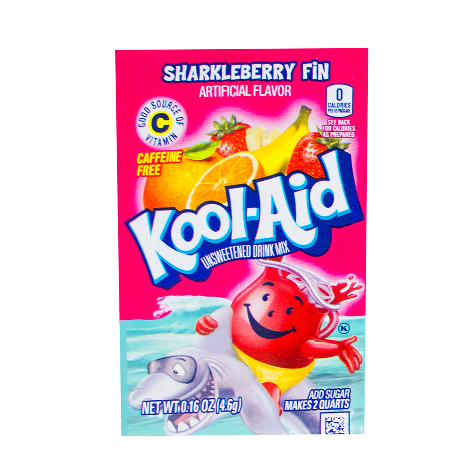 Kool-Aid Drink Mix Sharkleberry Fin - 48 Pack