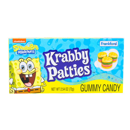 SpongeBob SquarePants Gummy Krabby Patties Candy Theater Box 2.54 oz. - 12 pack