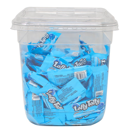 Laffy Taffy Blue Raspberry Candy 145 Pieces - 1 Tub BB Oct 2021  Nutrition Facts Ingredients