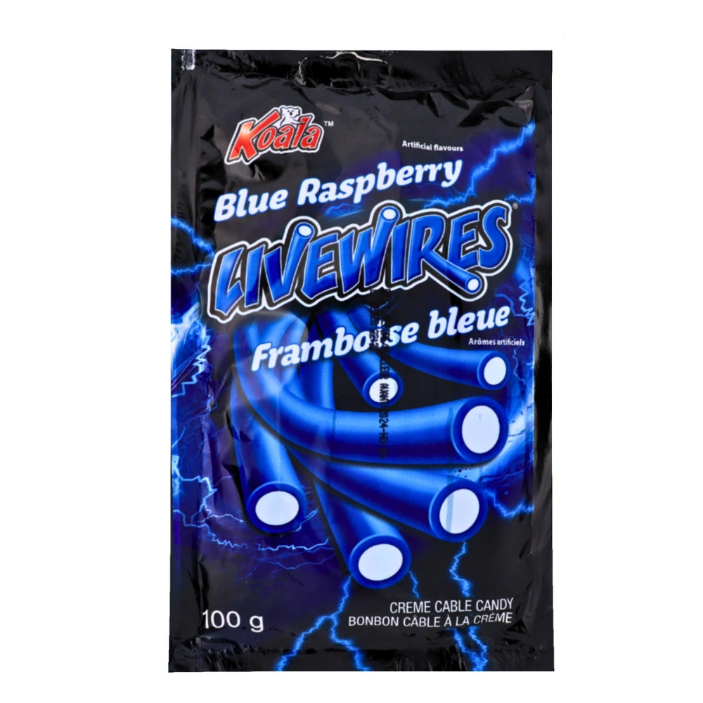 Koala Livewires Blue Raspberry Cream Cables 100g - 18 Pack