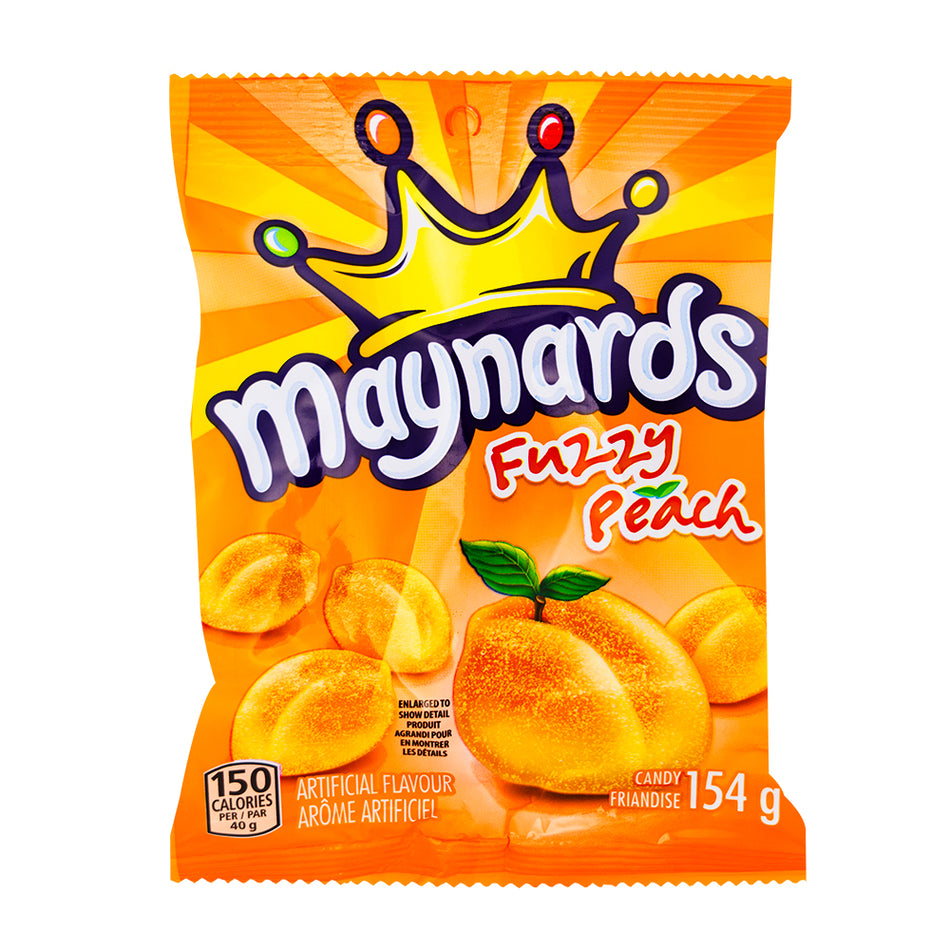 Maynards Fuzzy Peach Candy 154g - 12 Pack