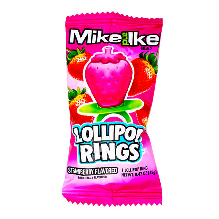 Mike and Ike Lollipop Rings 12g - 24 Pack