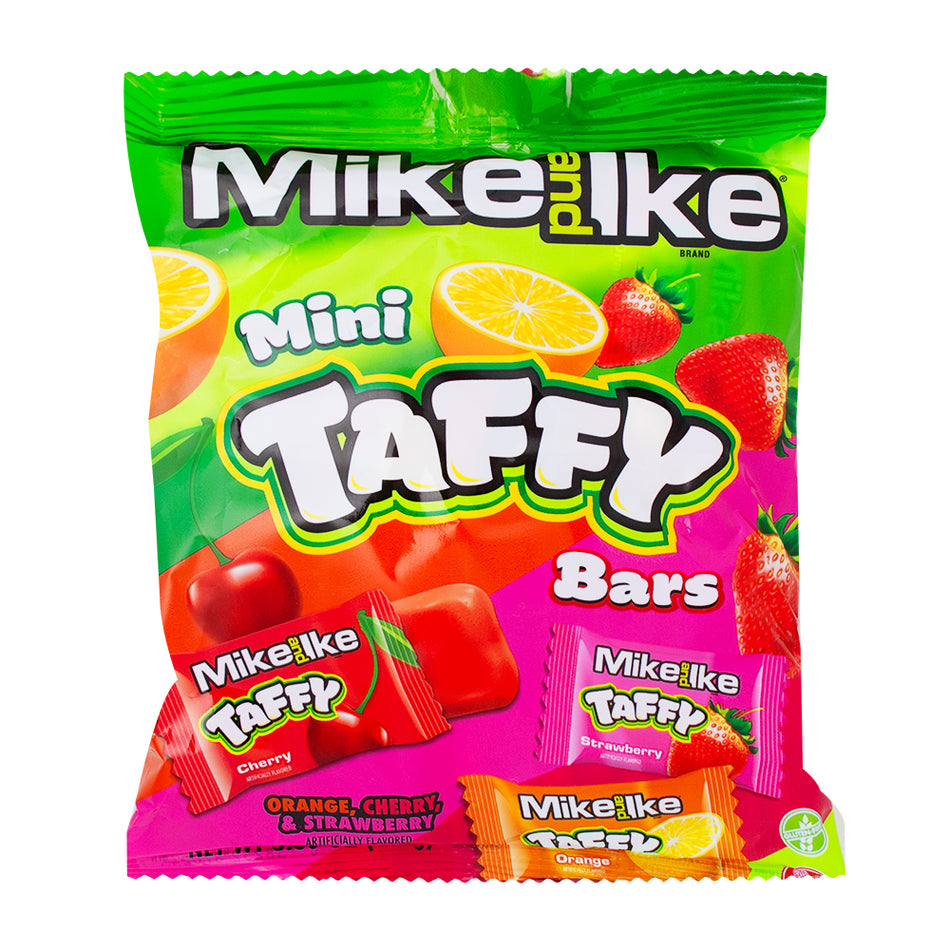 Mike and Ike Taffy Peg Bag 3.8oz - 12 Pack