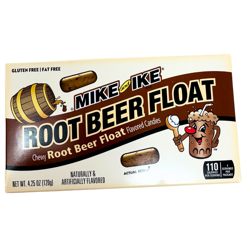 Mike and Ike Root Beer Float Candy Theater Box - 12 Pack