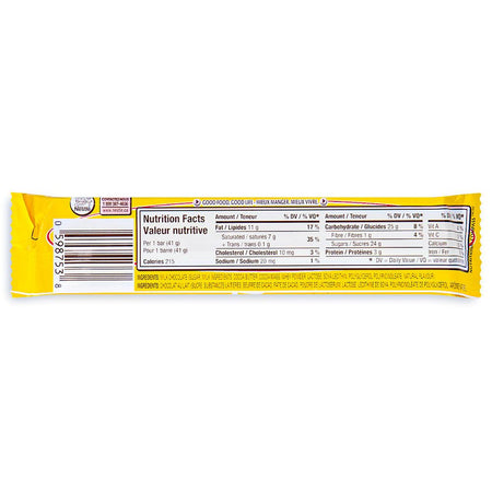 Nestle Mirage Bar 41g - 36 Pack - Canadian Chocolate Bars - Nutrition Facts - Ingredients