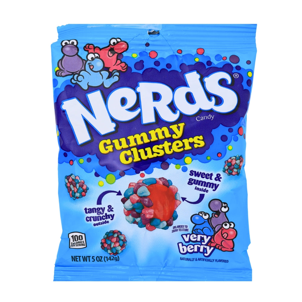 Nerds Gummy Clusters Very Berry 5oz - 12 Pack – Candy District