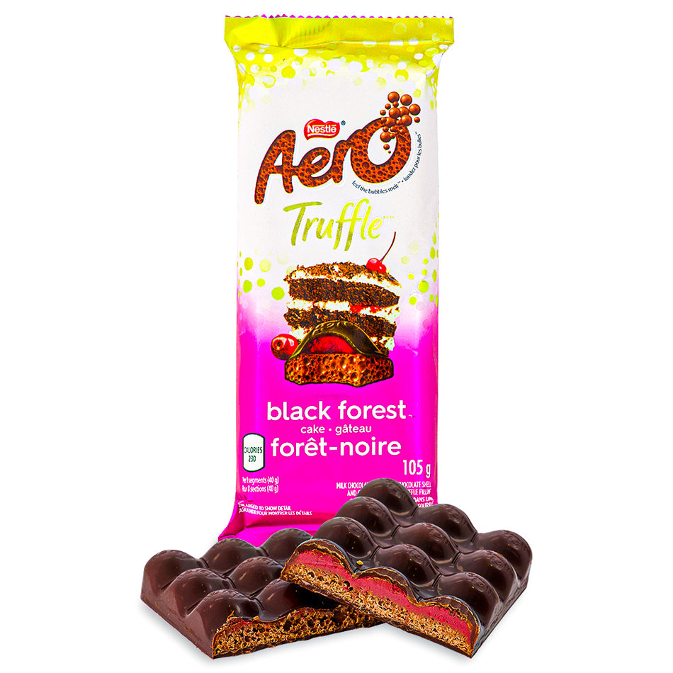 Aero Truffle Black Forest Cake Dark Chocolate Bar 105g - 15 Pack