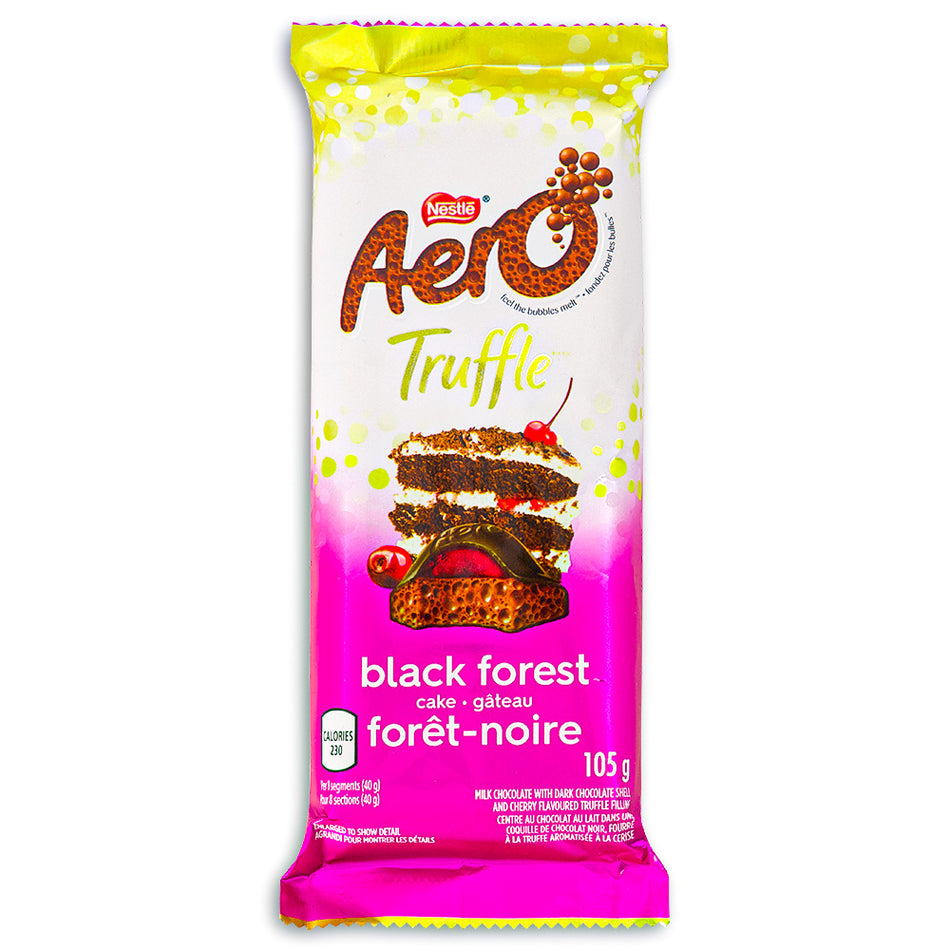 Aero Truffle Black Forest Cake Dark Chocolate Bar 105g - 15 Pack