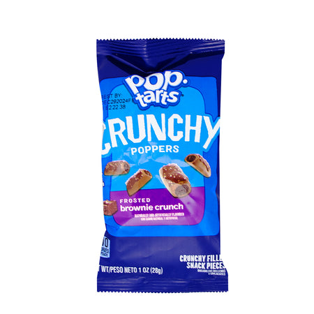 Pop-Tarts Crunchy Poppers Frosted Brownie Crunch 28g - 24 Pack