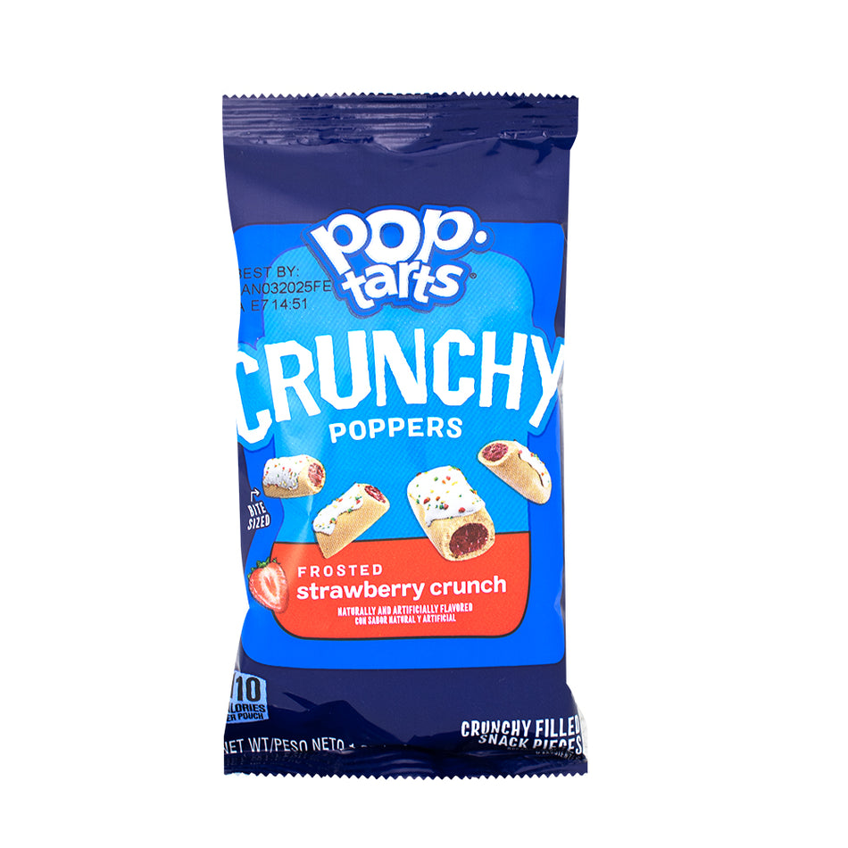 Pop-Tarts Crunchy Poppers Frosted Strawberry Crunch 28g - 24 Pack