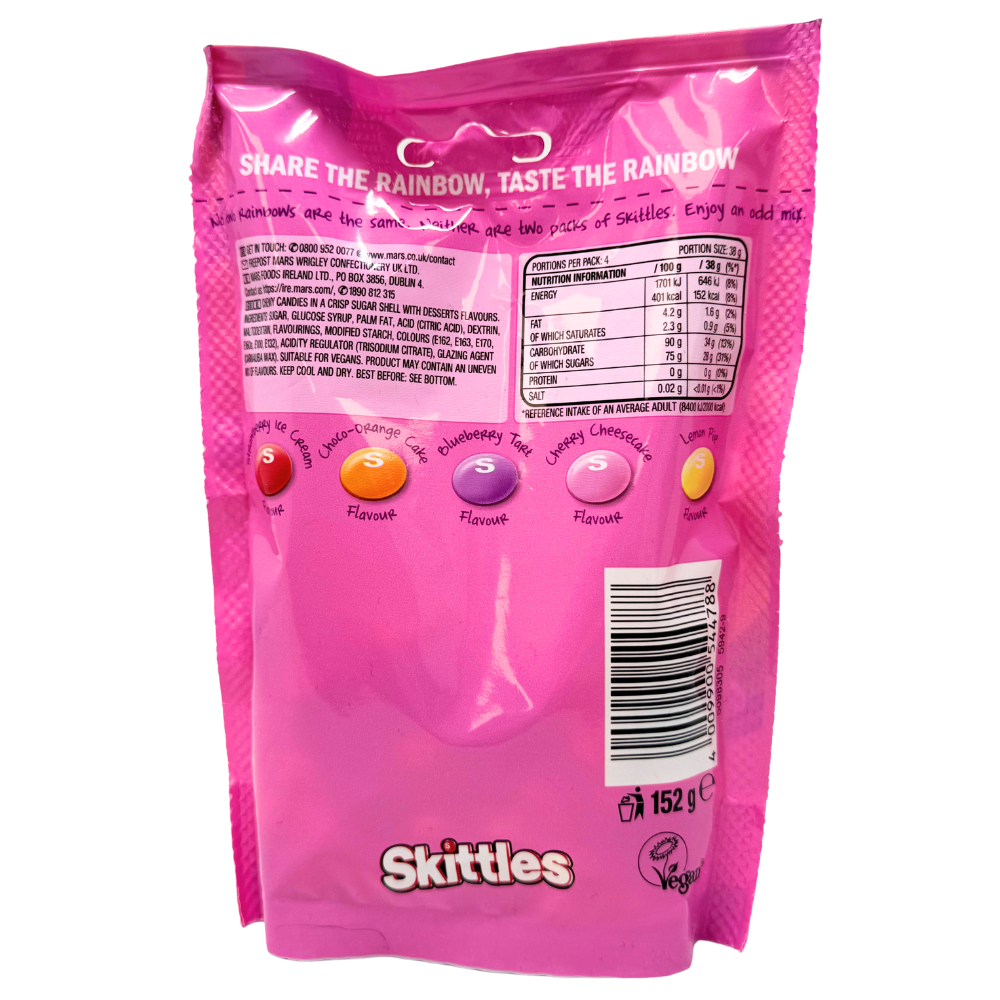 Skittles Desserts (UK) 152g - 12 Pack