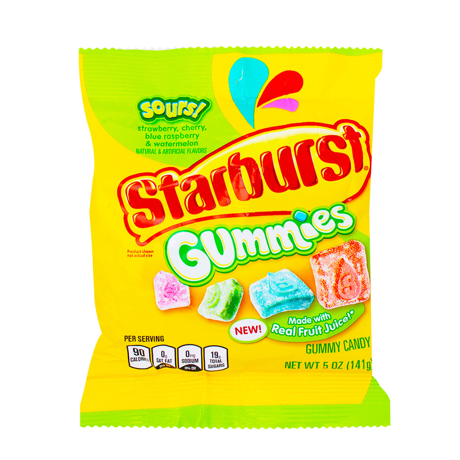 Starburst Gummies Sours 164g - 12 Pack