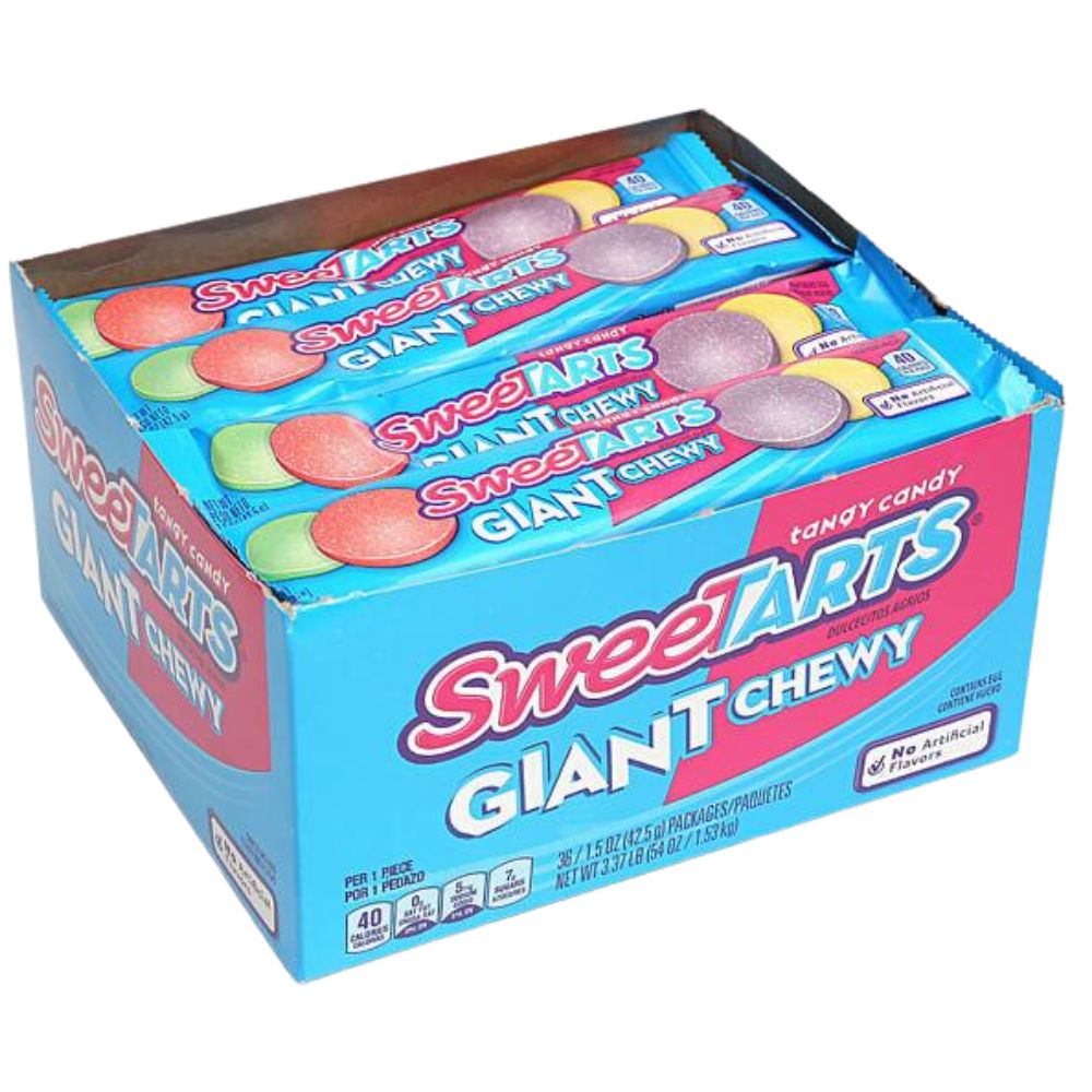 Sweetarts Giant Chewy Candy - 1.5oz 36 Pack - Sweetarts Candy