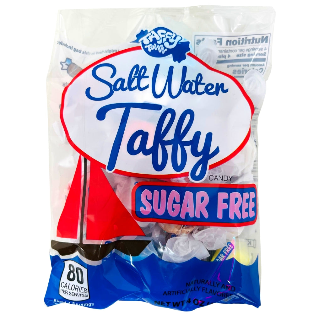 Taffy Town Salt Water Taffy Sugar-Free 4oz - 12 Pack