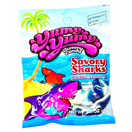 Yumy Yumy Savory Sharks 4.5oz - 12 Pack