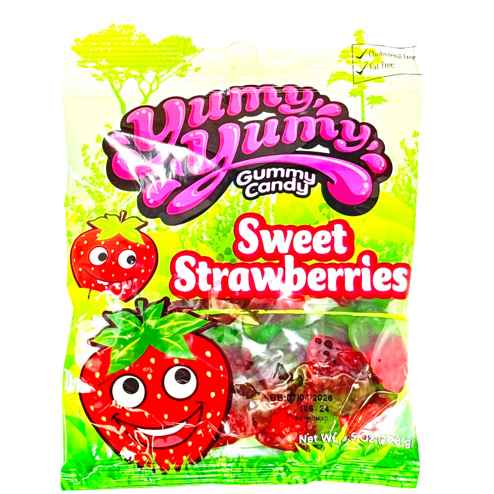 Yumy Yumy Sweet Strawberries 4.5oz - 12 Pack