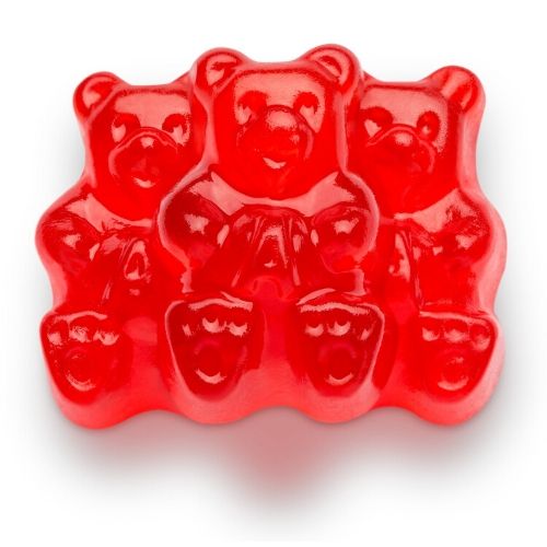 Albanese Wild Cherry Gummi Bears-5 lbs | Bulk Candy