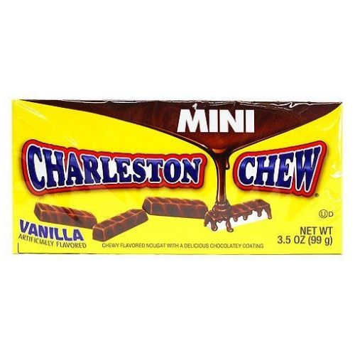 Charleston Chews Mini Vanilla Candy Bars Theater Box 3.5 oz. - 12 pack ...