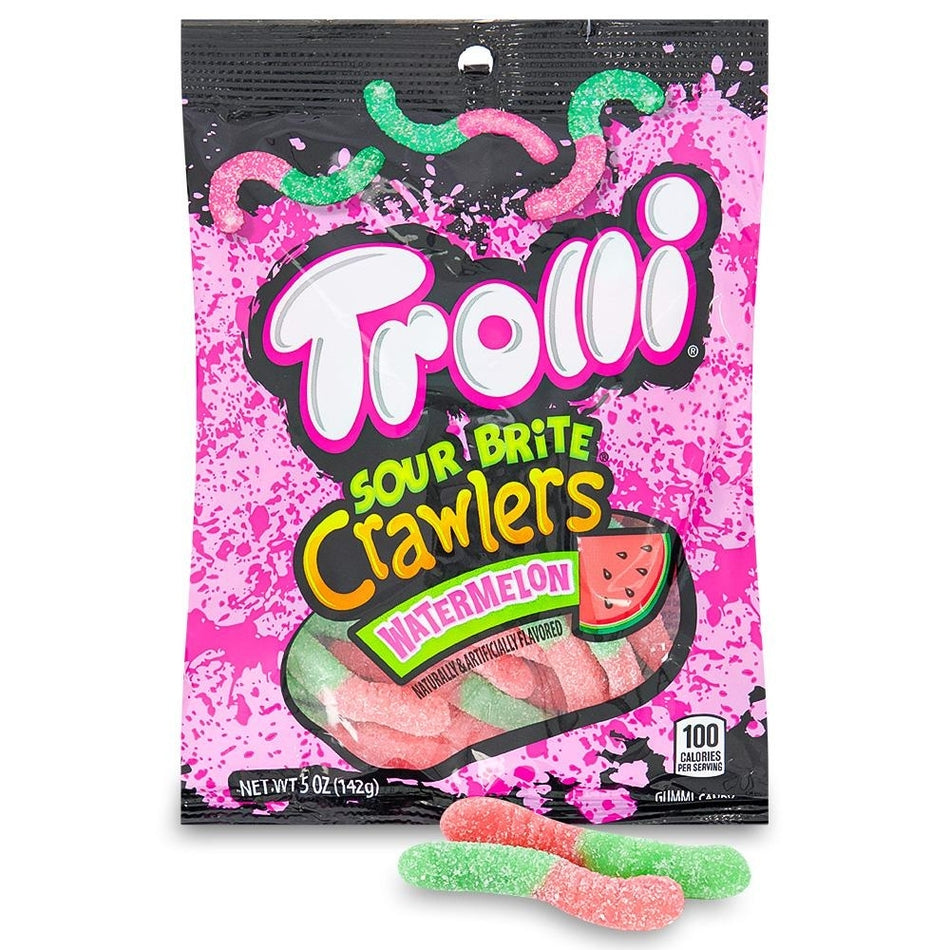 Ferrara Candy Co. Trolli Sour Brite Crawlers Watermelon 120g Candy District